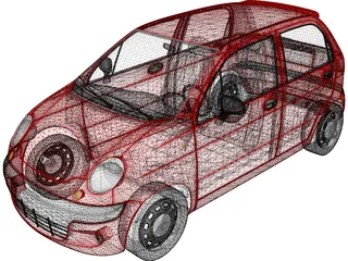 Daewoo Matiz 3D Model