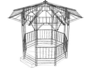 Pergola 3D Model