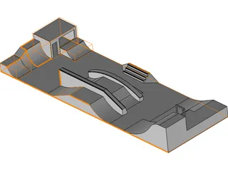 Skatepark Compact 3D Model