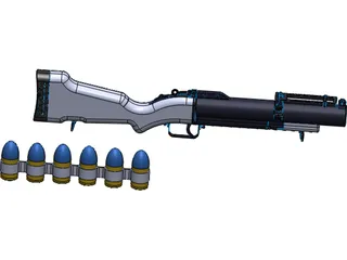 Grenade Launcher 3D Model