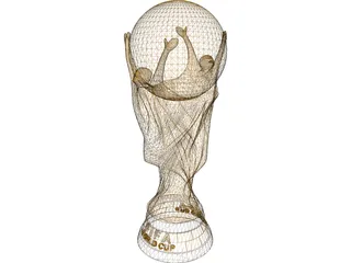 FIFA World Cup Trophy 3D Model