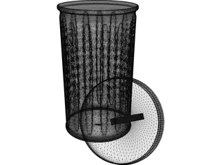 Garbage Can 3D Model