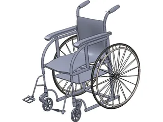 Wheelchair 3D Model