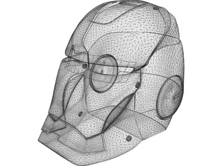 Ironman Helmet 3D Model