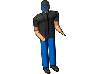 Workman 3D Model