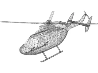 Eurocopter BK-117 3D Model