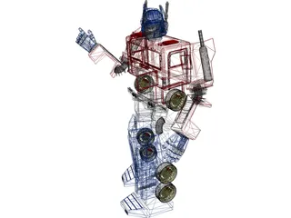 Transformers Optimus Prime 3D Model