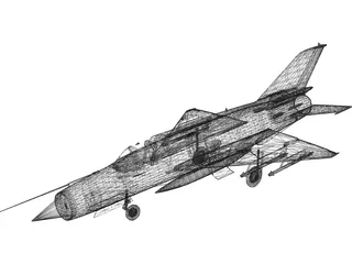 MiG-21 3D Model