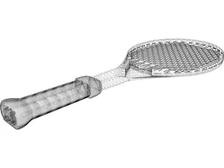 Tennis Racket 3D Model