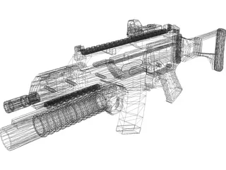 H&K G36 3D Model