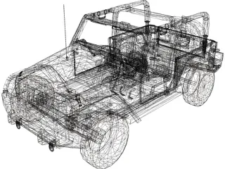 Jeep Wrangler 3D Model