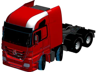 Mercedes-Benz Titan Truck 3D Model