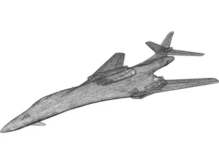 Rockwell B-1B Lancer 3D Model