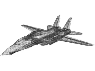 F-14D Tomcat 3D Model