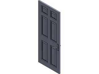 Door and Handle 3D Model