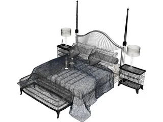 Bed 3D Model