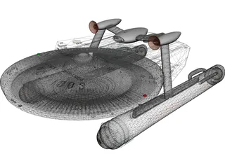 USS Miranda 3D Model