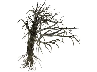 Dry Old Tree 3D Model