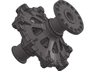 Traction Sheave 3D Model