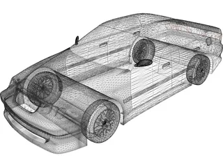 Toyota Mark II (X100) 3D Model