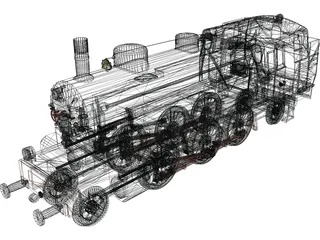 CC201 Locomotive 3D Model