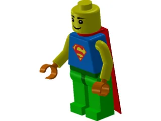 LEGO Superman 3D Model