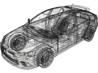 Mitsubishi Lancer Sportback (2009) 3D Model