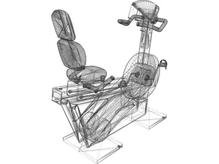 Exercise Cycle 3D Model