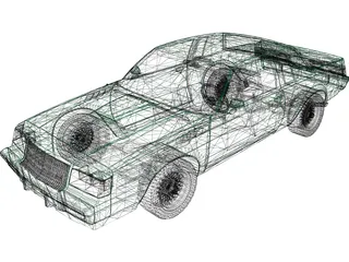 Buick Regal GNX (1987) 3D Model