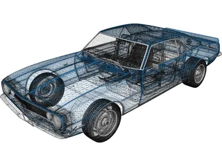 Chevrolet Camaro SS (1967) 3D Model