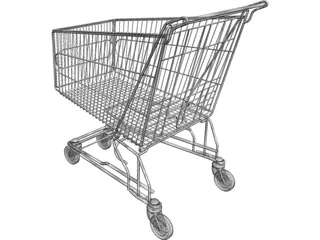 Shopping Cart 3D Model