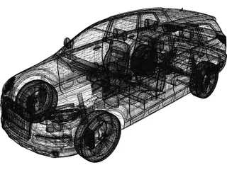 Audi Q7 (2010) 3D Model