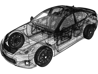 Lexus IS-F 3D Model