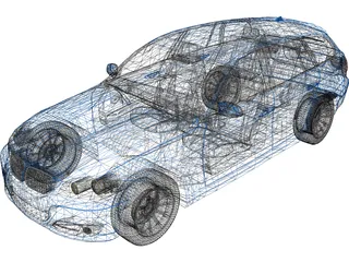 BMW 330i Touring (2011) 3D Model