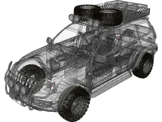 Toyota Land Cruiser 3D Model