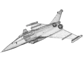 Dassault Rafale 3D Model