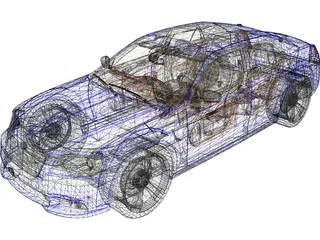 Lancia Thema (2013) 3D Model