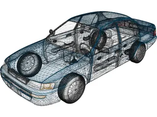 Toyota Corolla 1.6 XE.I. 3D Model