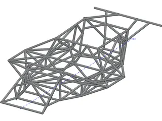 Porsche 917 Frame 3D Model