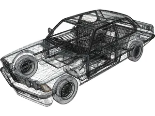 BMW 3-Series E21 3D Model