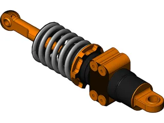 Formula Renault 3.5 Rear Suspension Damper 3D Model