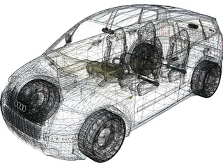 Audi A2 3D Model