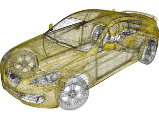 Hyundai Genesis Coupe 3D Model