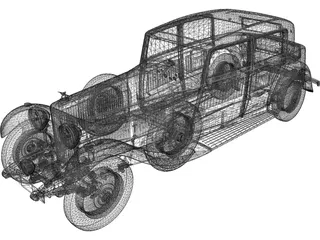 Bentley (1932) 3D Model