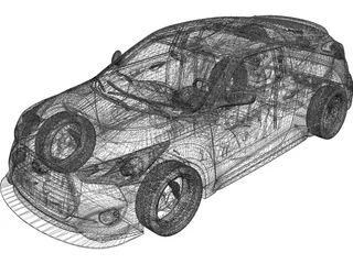 Hyundai Veloster (2011) 3D Model