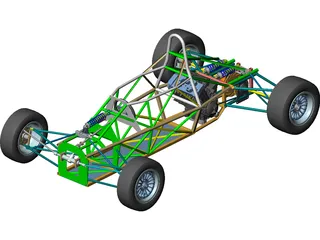 Chassis F600 3D Model