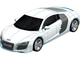 Audi R8 3D Model