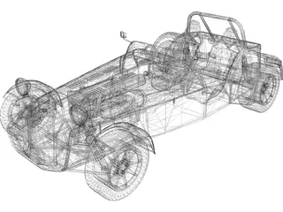 Caterham R500 3D Model