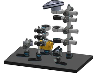 Miniature Confocal System 3D Model