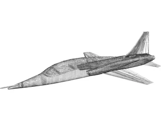 Northrop T-38 Talon 3D Model